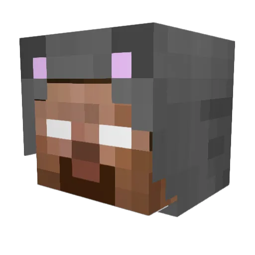 Kasperi_5 Minecraft avatar head, 3D render