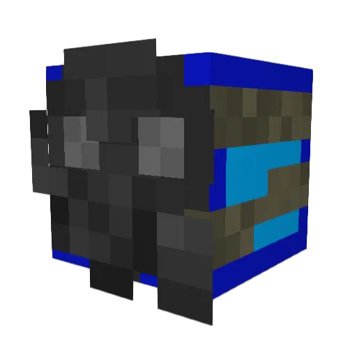KaspianTheFirst Minecraft avatar head, 3D render