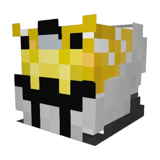 Kassai114 Minecraft avatar head, 3D render