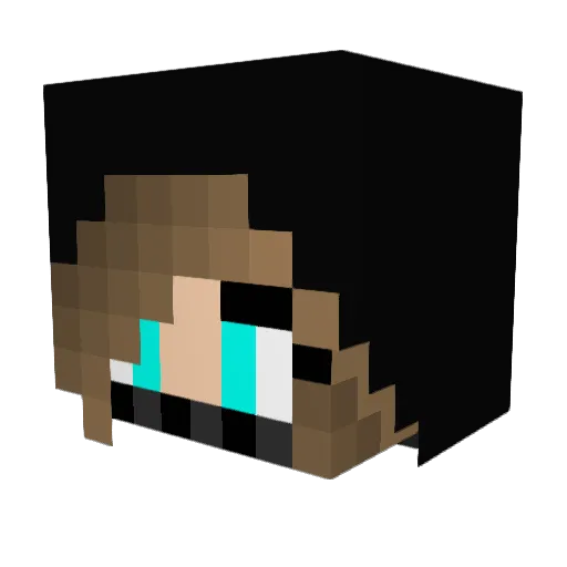 Kassandra786 Minecraft avatar head, 3D render