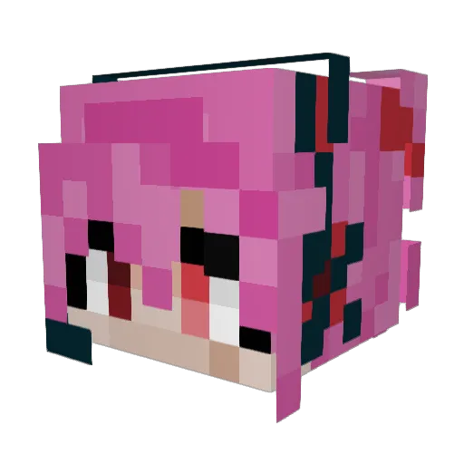KasselCQ Minecraft avatar head, 3D render