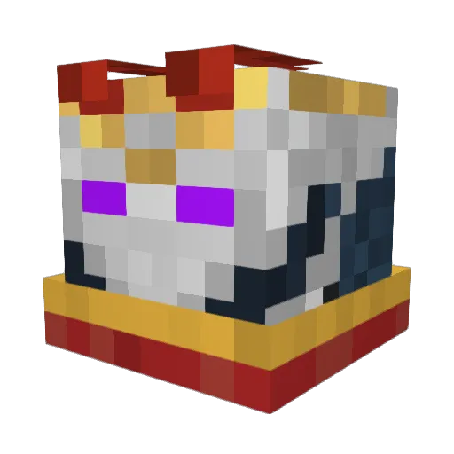 Kassime Minecraft avatar head, 3D render
