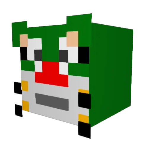 KastarPlayz Minecraft avatar head, 3D render
