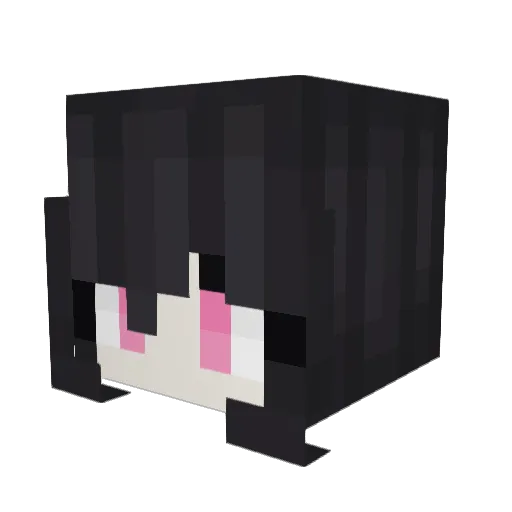 Kasten228 Minecraft avatar head, 3D render