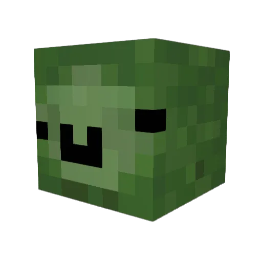 Kastis69 Minecraft avatar head, 3D render