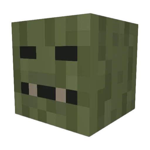 Kastormed Minecraft avatar head, 3D render