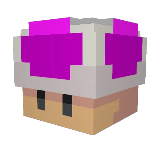 Kaszkiet_ Minecraft avatar head, 3D render