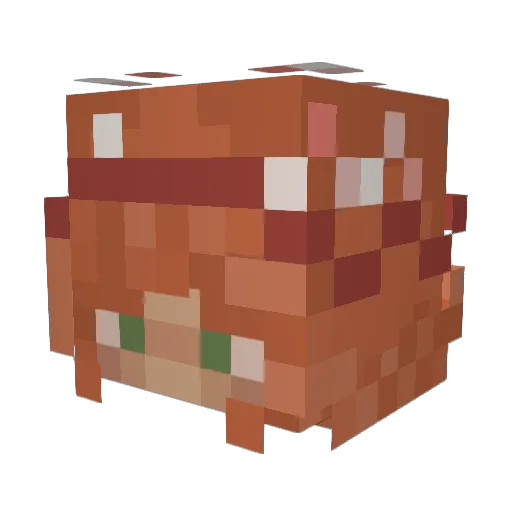KatD13 Minecraft avatar head, 3D render