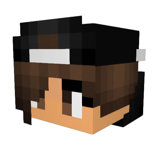 KatDoesStuff_ Minecraft avatar head, 3D render