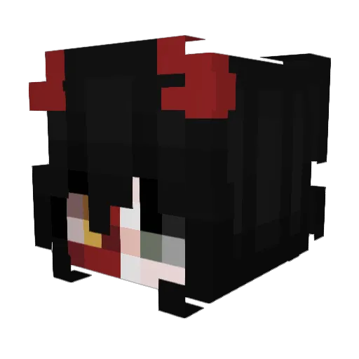 KatGato Minecraft avatar head, 3D render