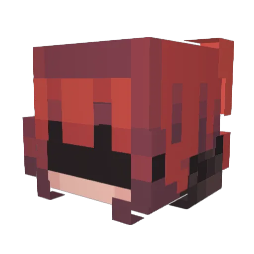 KatShade Minecraft avatar head, 3D render