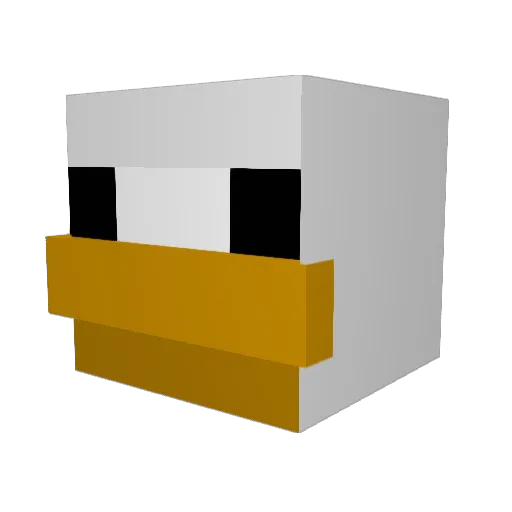 KatThePanda Minecraft avatar head, 3D render