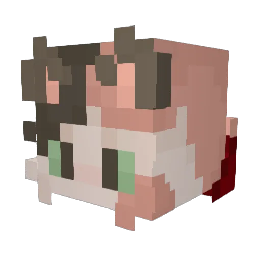 KatThe_Cat Minecraft avatar head, 3D render