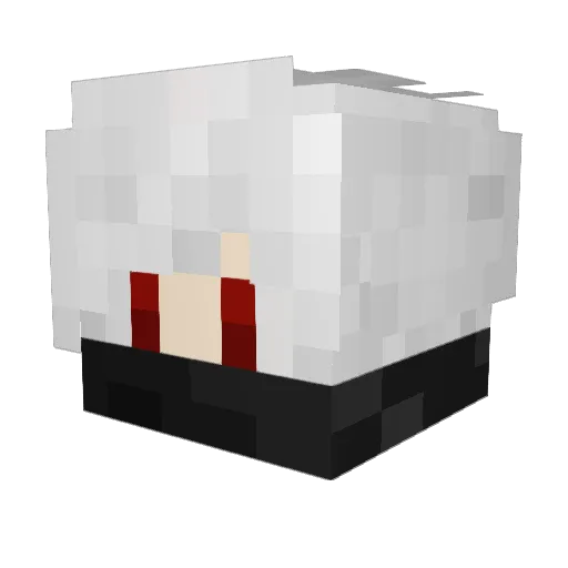 KatZar Minecraft avatar head, 3D render