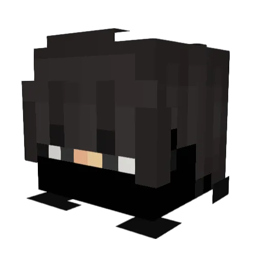 Kat_JDM Minecraft avatar head, 3D render