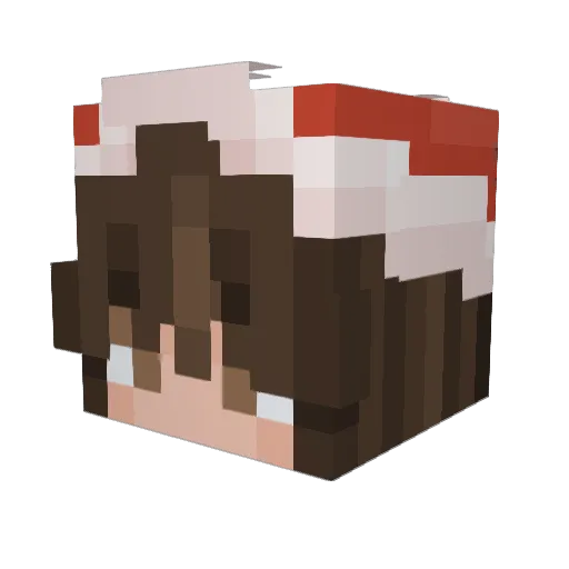 Kat__Shee Minecraft avatar head, 3D render