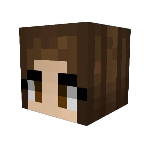 KataLyss_ Minecraft avatar head, 3D render
