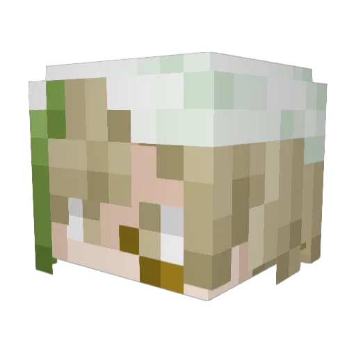 KataTsumuRi3669 Minecraft avatar head, 3D render
