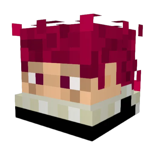 Kata_Clysm Minecraft avatar head, 3D render