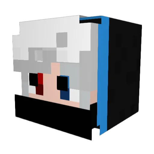 KataevNN Minecraft avatar head, 3D render