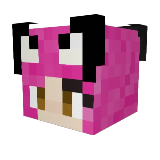 KatagiriJenkins Minecraft avatar head, 3D render
