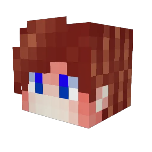 KatakIvan Minecraft avatar head, 3D render