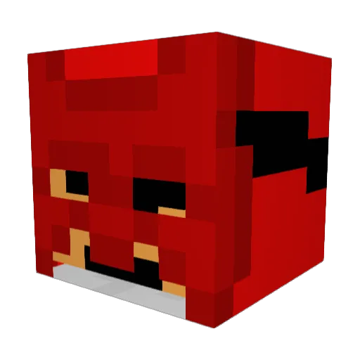 Katakuri_t Minecraft avatar head, 3D render