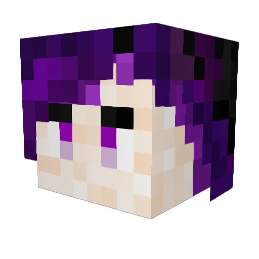 KatanaFN Minecraft avatar head, 3D render