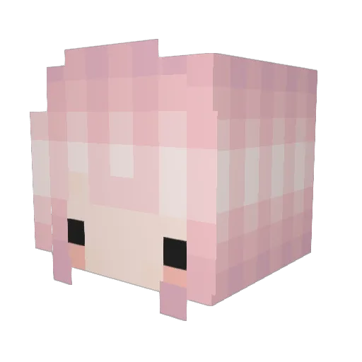 Kataria Minecraft avatar head, 3D render