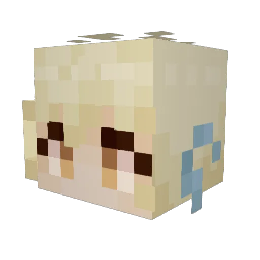 Katastrophic413 Minecraft avatar head, 3D render