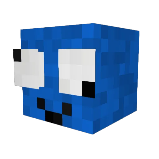 Katchrina Minecraft avatar head, 3D render