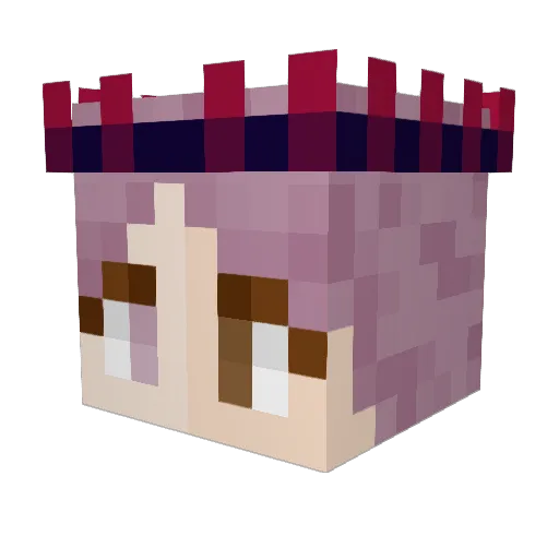 KateDaisy Minecraft avatar head, 3D render
