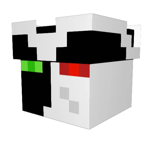 KateKate47 Minecraft avatar head, 3D render