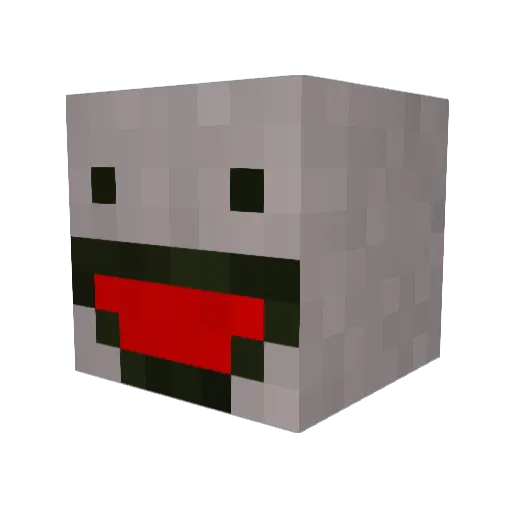 Kate_Rin Minecraft avatar head, 3D render