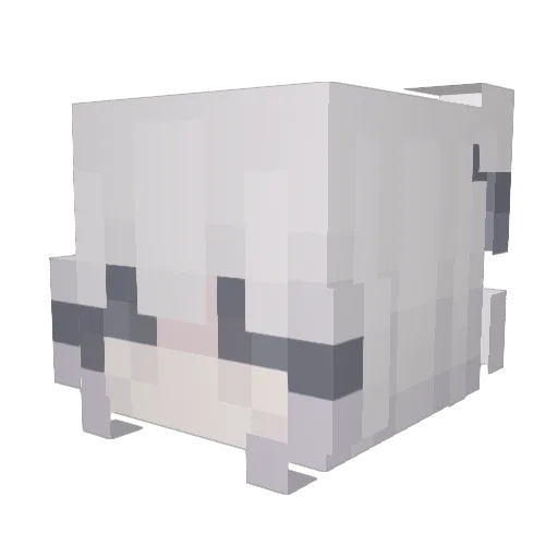 Kate_are Minecraft avatar head, 3D render