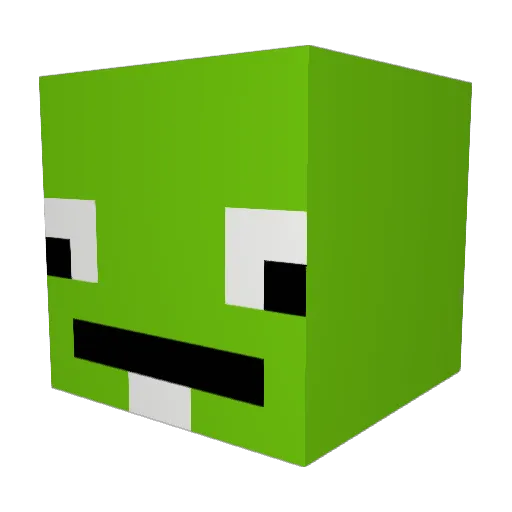 Kate_exe Minecraft avatar head, 3D render