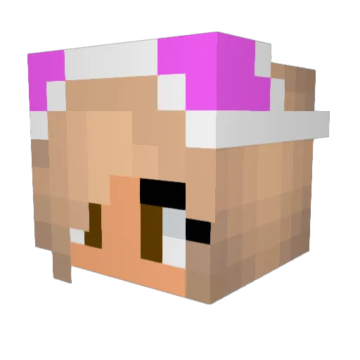 Kateisamazing69 Minecraft avatar head, 3D render