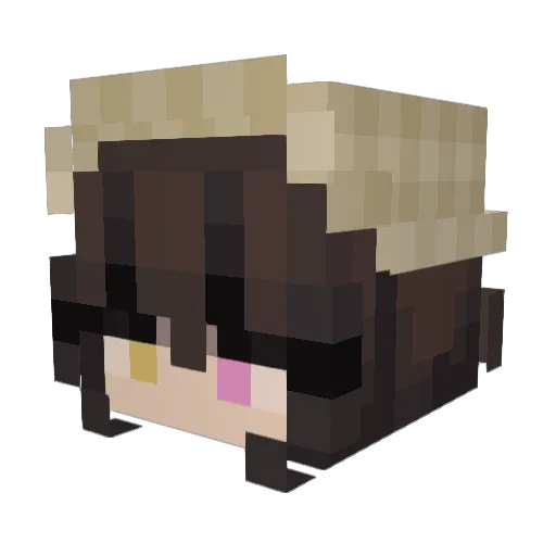 Katelyn201309 Minecraft avatar head, 3D render