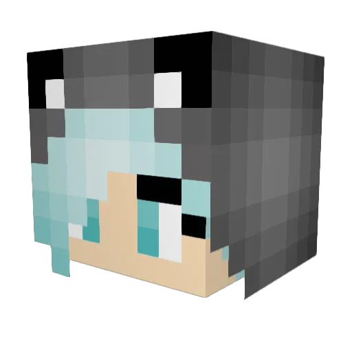 KatelynH63 Minecraft avatar head, 3D render