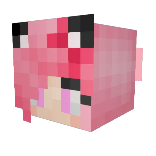 Katelyn_playz Minecraft avatar head, 3D render