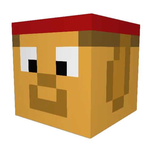 KaterBug05 Minecraft avatar head, 3D render
