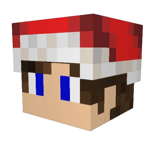KaterKelch22 Minecraft avatar head, 3D render