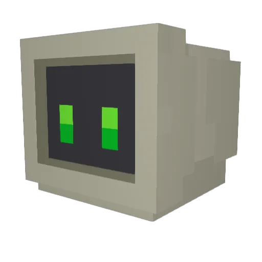 Kater_wueste Minecraft avatar head, 3D render