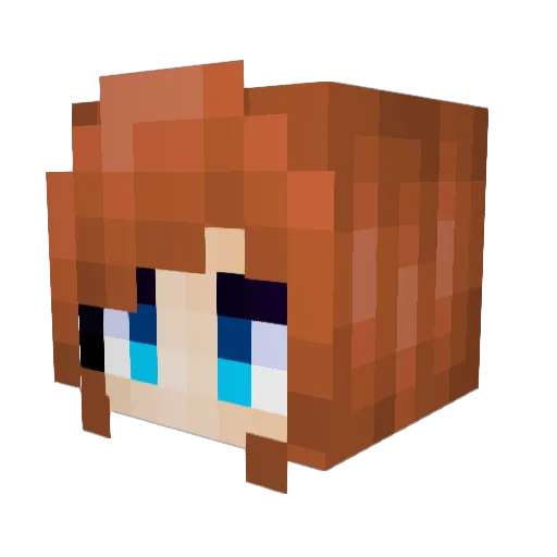 KaterinTully Minecraft avatar head, 3D render