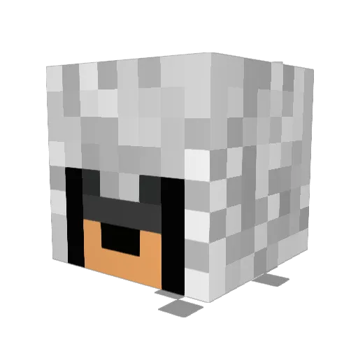 Kathar189 Minecraft avatar head, 3D render