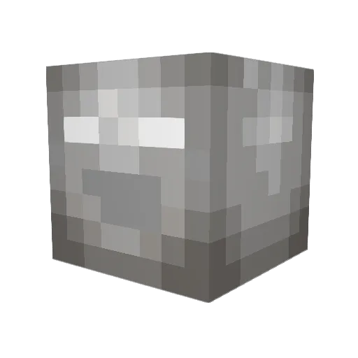 Katharsia Minecraft avatar head, 3D render