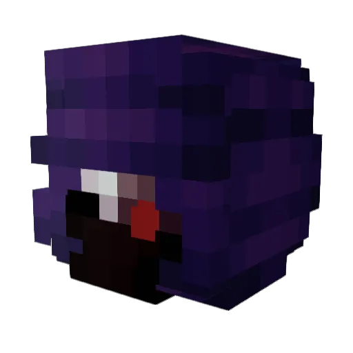 Kathenas Minecraft avatar head, 3D render