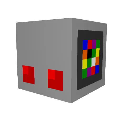 Kathera Minecraft avatar head, 3D render