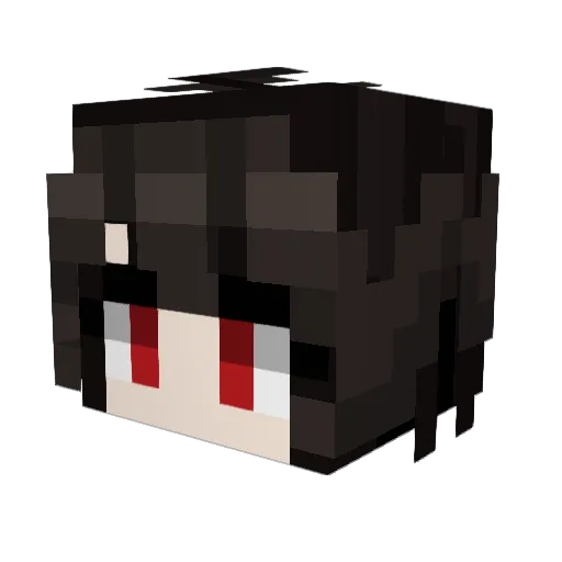 Kathiiyan Minecraft avatar head, 3D render