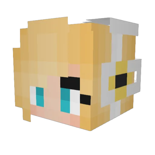 KatieBug78697 Minecraft avatar head, 3D render